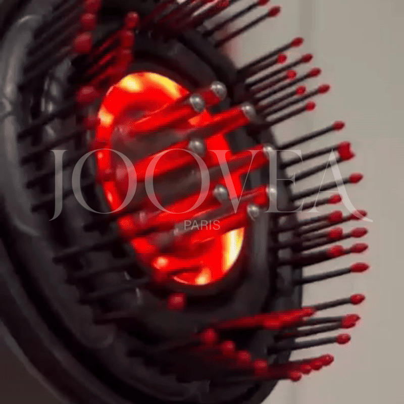Brosse de luminothérapie massante PRESTIGE® pour le cuir chevelu (Technologie 3 en 1)